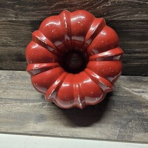 Nordic Ware Red Bundt Pan